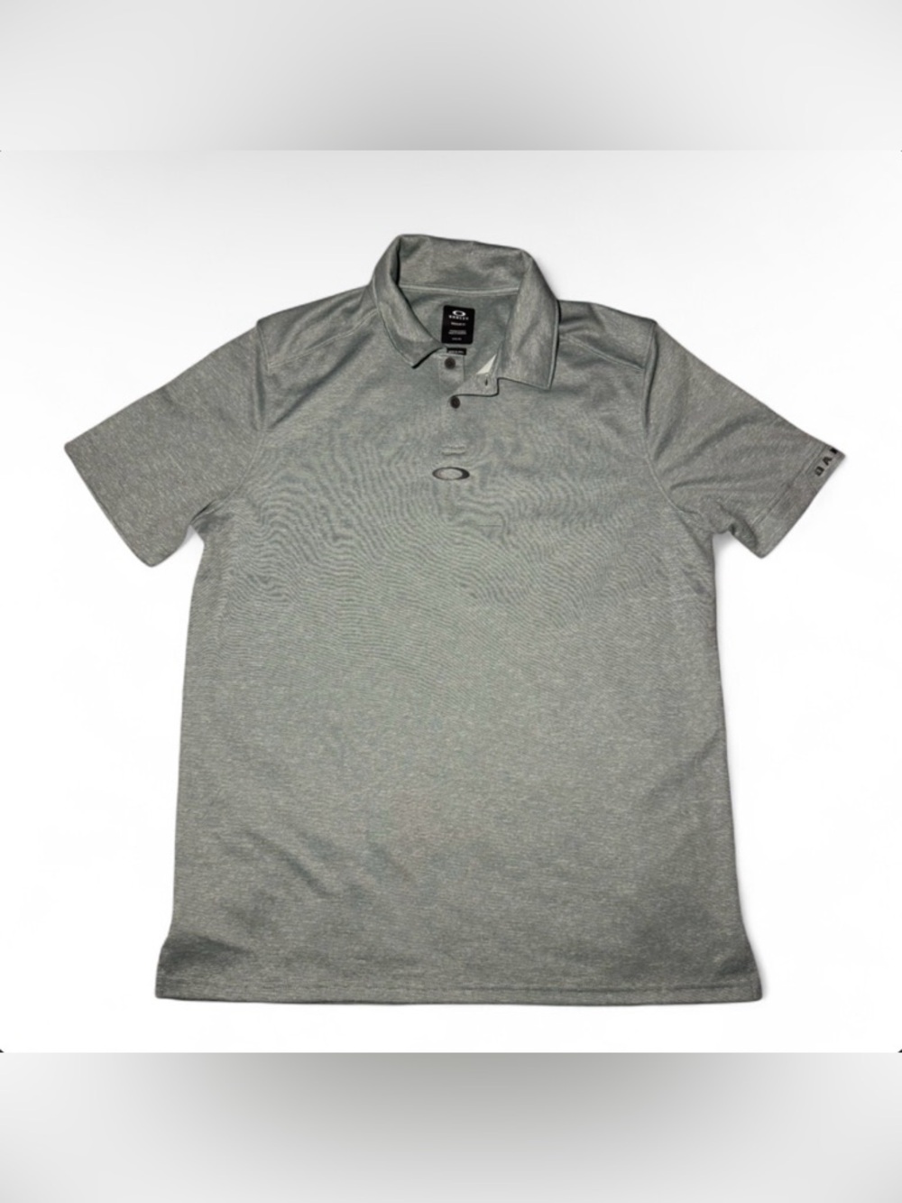 Oakley green grey golf polo shirt Size M 🌿